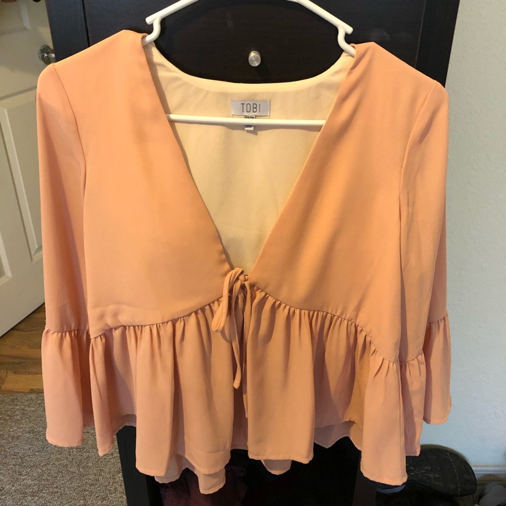 Ivana blush blouse